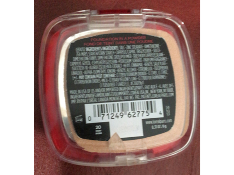 L'oreal Paris Infallible Foundation Powder, 20 Ivory, 0.31 oz/9 g