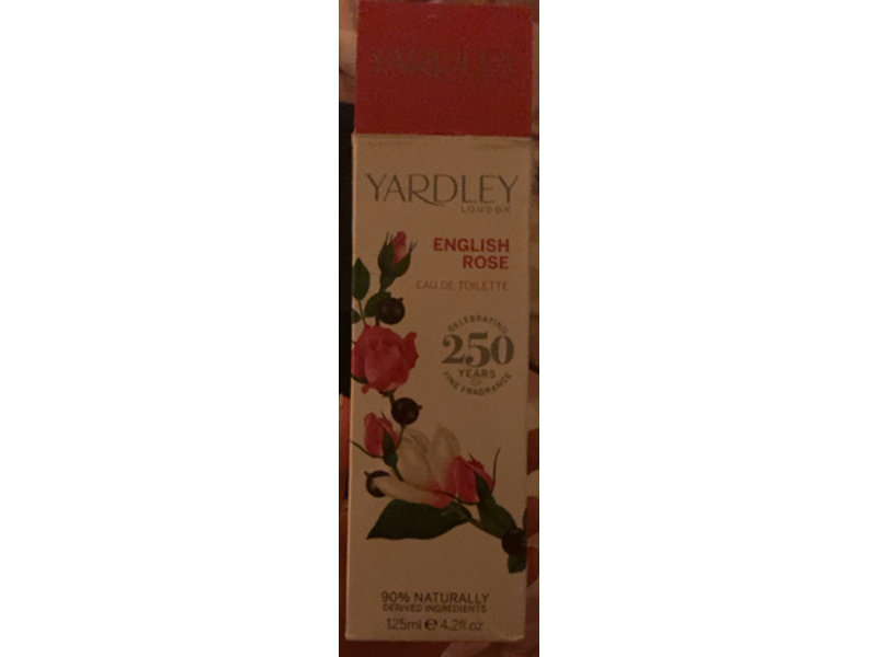 Yardley London Eau de Toilette Spray, English Rose, 4.2 fl oz/125 mL