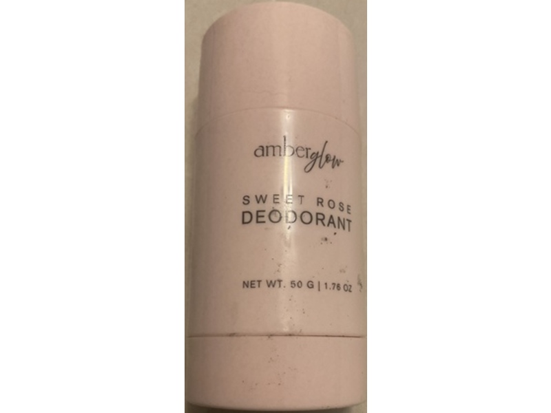Amber Glow Deodorant, Sweet Rose, 1.76 fl oz/50 g