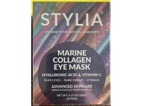 Stylia Marine Collagen Eye Mask, Hyaluronic Acid & Vitamin C, 6.35 fl oz/180 g, 30 Pairs - Image 3