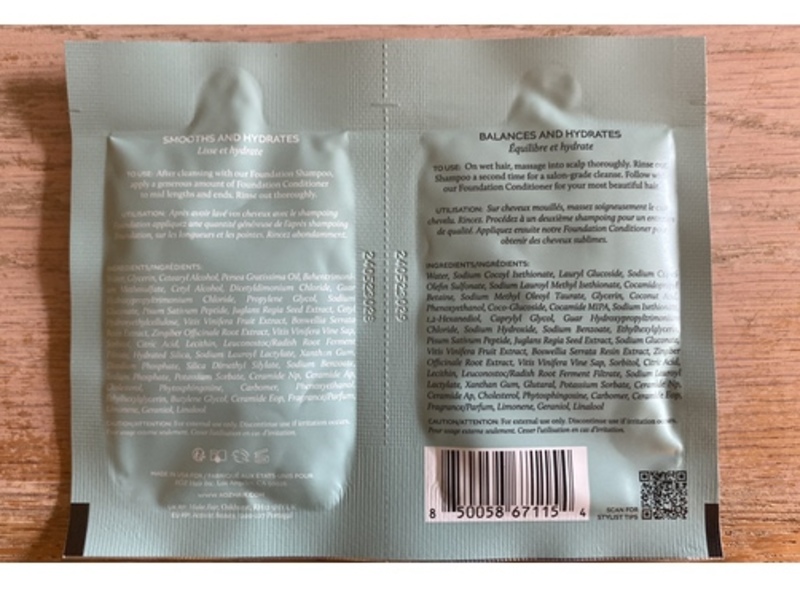 Roz Foundation Shampoo & Conditioner, 0.34 oz/10 mL