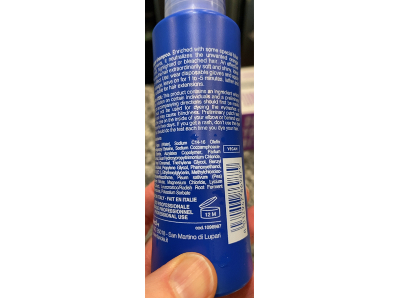 Fanola Free No Orange Shampoo, 3.38 fl oz/100 mL