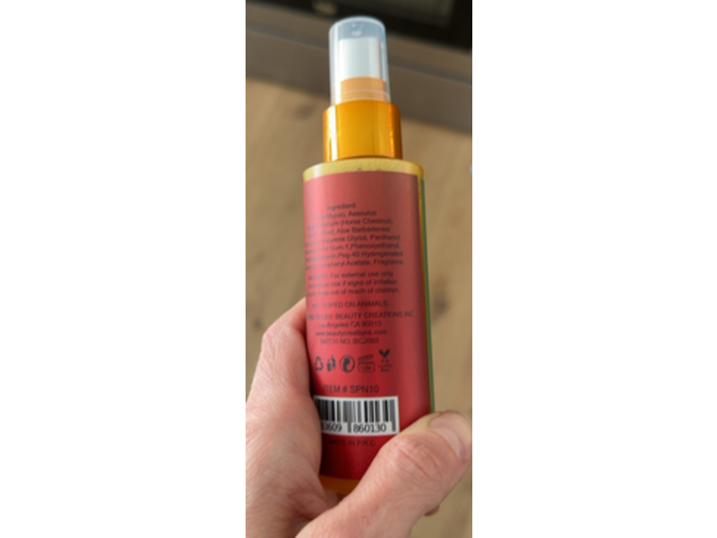 Beauty Creations Setting Spray, Coconut Mango, 4.0 fl oz/120 mL