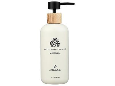 Pacha Soap Hydrating Body Wash, White Blossom & Fig, 16 fl oz/473 mL