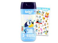 Bluey 3 In 1 Body Wash, Shampoo & Conditioner + Stickers, Berry, 8 fl oz/236 mL - thumbnail 1