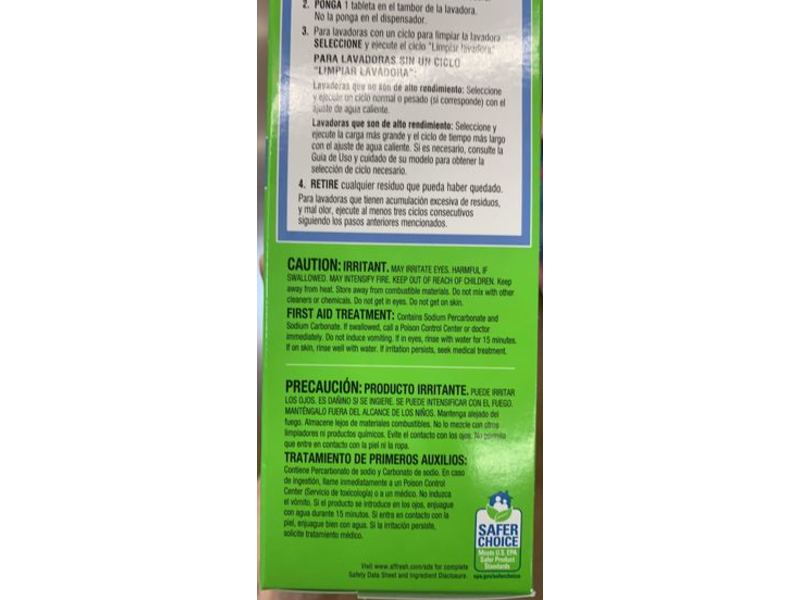 Affresh Washing Machine Cleaner, 7.0 oz / 200 g, 5 Count