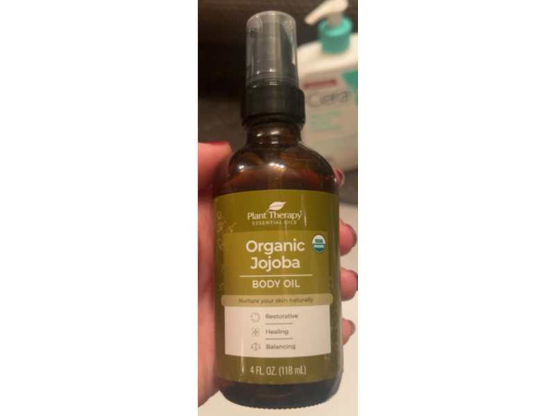 Plant Therapy Body Oil, Organic Jojoba, 4 fl oz/118 mL