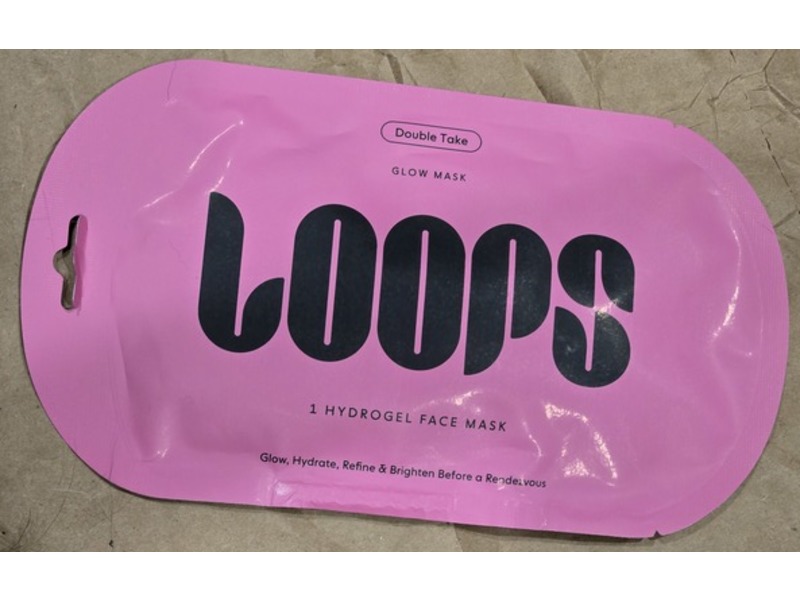 Loops Double Take Glow Hydrogel Face Mask, 1 Count