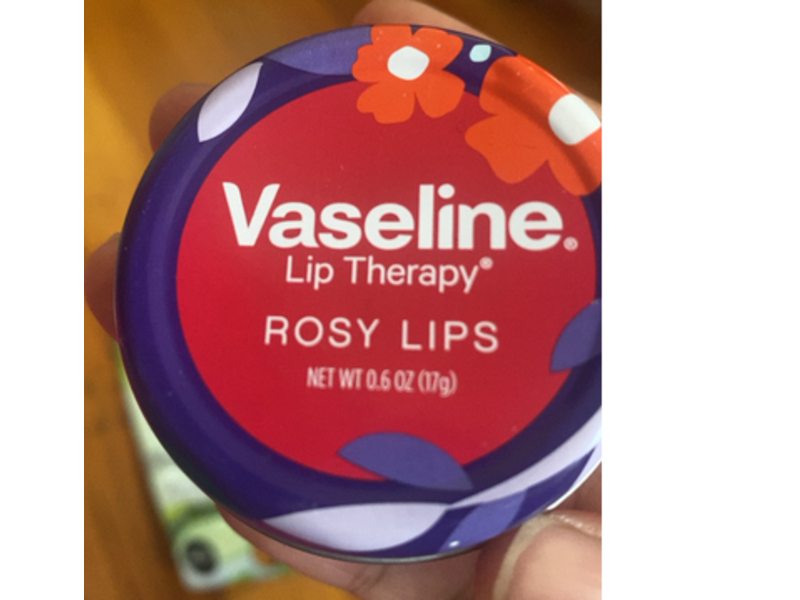 Vaseline Lip Therapy Lip Balm, Rosy Lips, 0.6 oz/17 g