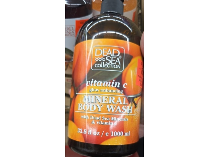 Dead Sea Collection Mineral Body Wash, Vitamin C, 33.8 fl oz/1000 mL