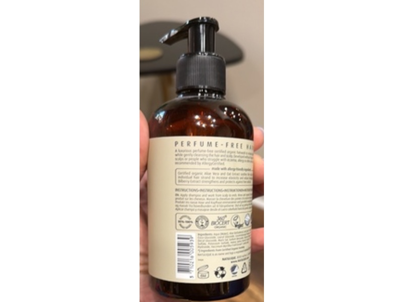 Natulique Nutrient-Rich Hair And Scalp, Perfume-Free, Organic Aloe, Bilberry And Oat Extract, 8.5 fl oz/250 mL