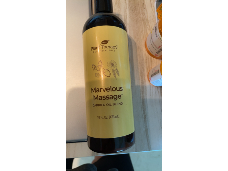 Plant Therapy Marvelous Massage Carrier Oil Blend, 16 fl oz/473 mL