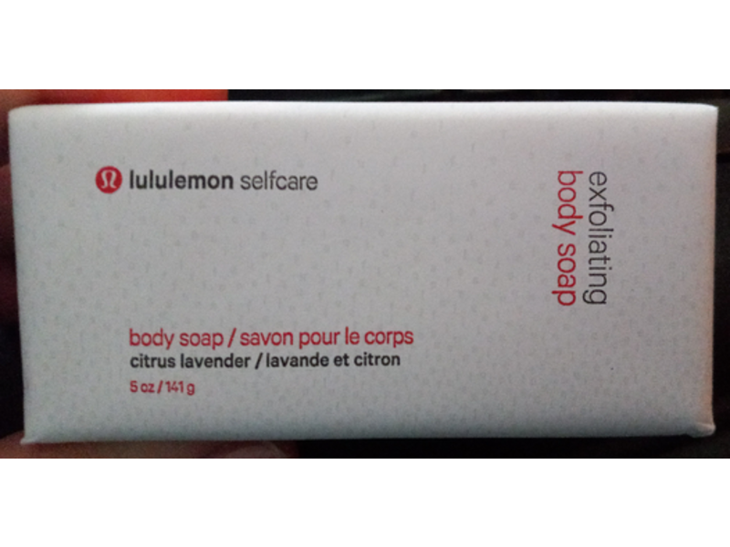 Lululemon Selfcare Exfoliating Body Soap, Citrus lavender, 5 oz/141 g