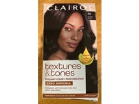Clairol Textures & Tones Permanent Moisture-Rich Color, 1N Natural Black, 1 Application - Image 3