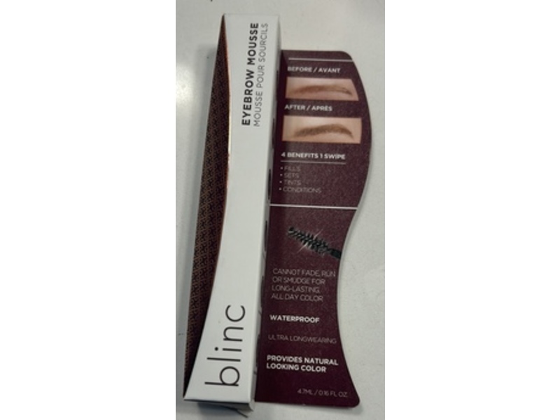 Blinc Eyebrow Mousse, Dark Blonde, 0.16 fl oz/4.7 mL