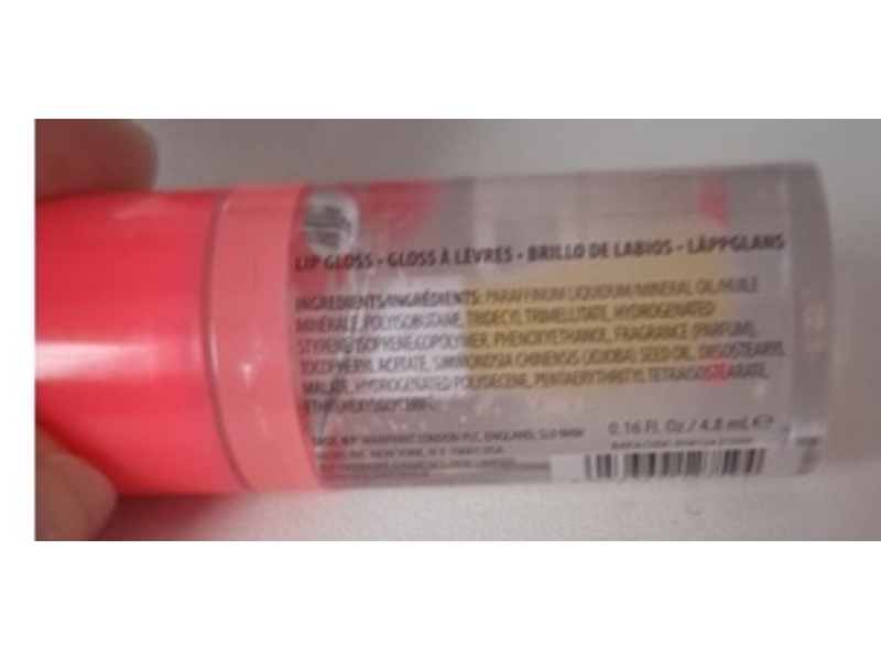 W7 Thick Drip Lip Gloss, In The Clear, 0.16 fl oz/4.8 mL