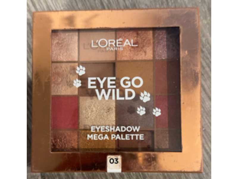 L'Oreal Paris Eyeshadow Mega Palette, Eye Go Wild 03