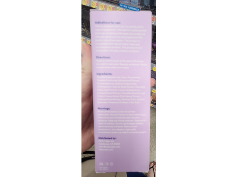 Cake Natural Sex Lube, 3.3 fl oz/100 mL