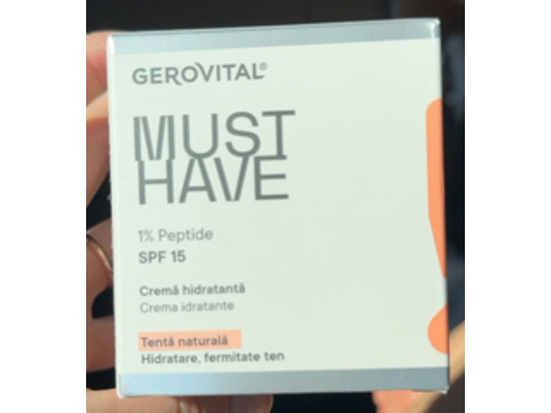 Gerovital Must Have Moisturizing Cream, SPF 15, 50 mL