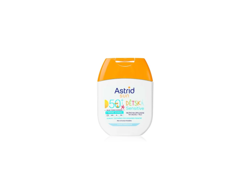 Astrid Sun Sensitive Sun Protection Kids Milk, SPF 50+, 60 mL