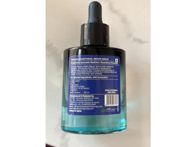 Forest Essentials Varuna Exceptional Repair Serum, 1.18 fl oz/35 mL