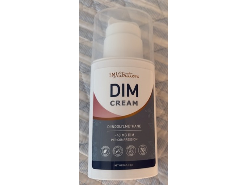 SM Nutrition DIM Cream, 3 oz