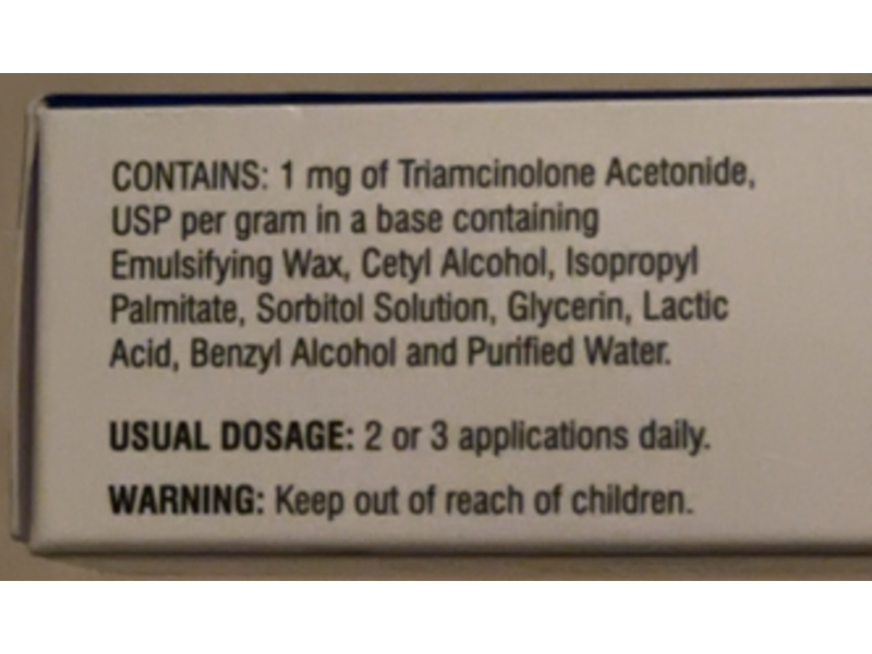 Triamcinolone Acetonide Cream Usp, 0.1%, 30 g, Northstar (RX)