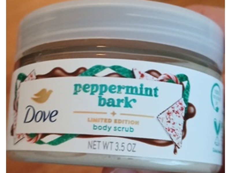Dove Body Scrub Peppermint Bark, 3.5 oz