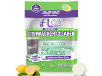 iFLO Dishwasher Cleaner Tablets, Citrus Scent, 4.4 oz/126 g, 6 Count - thumbnail 1