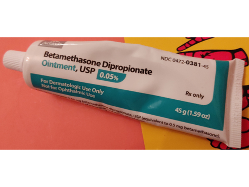 Betamethasone Dipropionate Ointment, USP 0.05%, 1.59 oz/ 45 g Activas (RX)