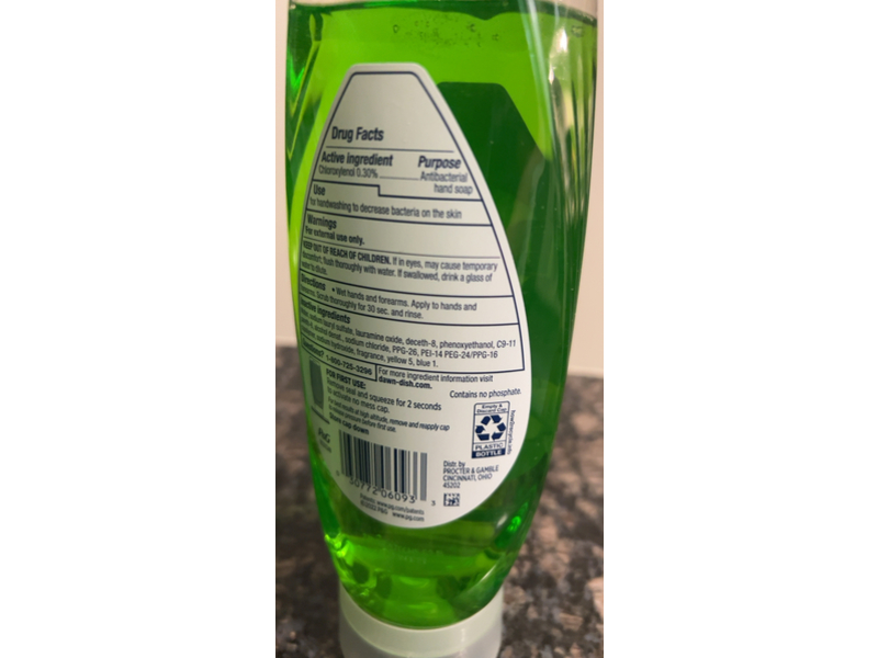 Dawn Ultra Dishwashing Liquid, Apple Blossom Scent, 14.7 fl oz/434 mL