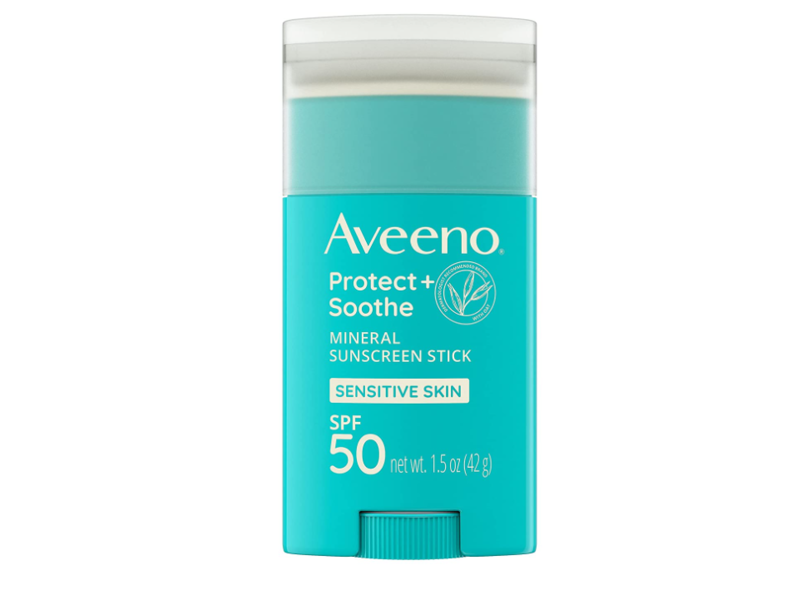 Aveeno Protect + Soothe Mineral Sunscreen Stick, SPF 50, 1.5 fl oz/42 g
