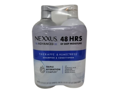 Nexxus Advanced Shampoo & Conditioner Set, Triple Hydration Complex, 32 fl oz/946 mL