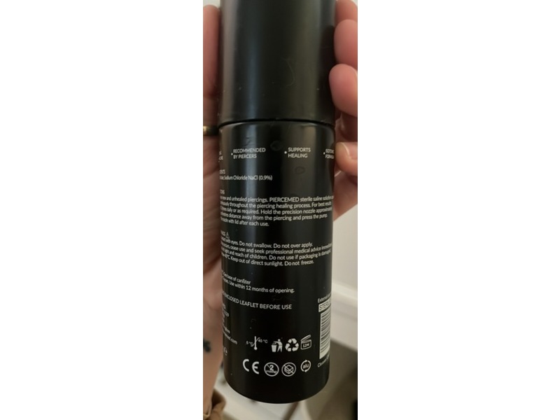 PierceMed Piercing Aftercare Spray, Bag-On-Valve, 80 mL