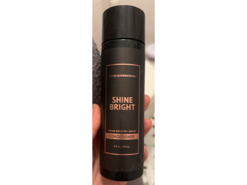 The Beachwaver Co. Shine Bright Conditioner, Keratin + Argan, 8 fl oz/240 mL