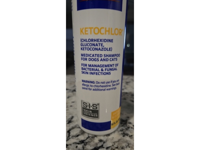 Virbac Ketochlor Shampoo, Antiseptic & Cleansing, 16 oz/473 mL