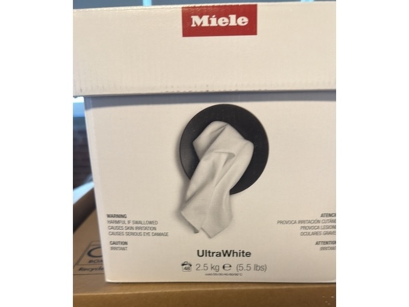 Miele Original Ultra White Washing Machine Detergent Powder, 2.5 kg
