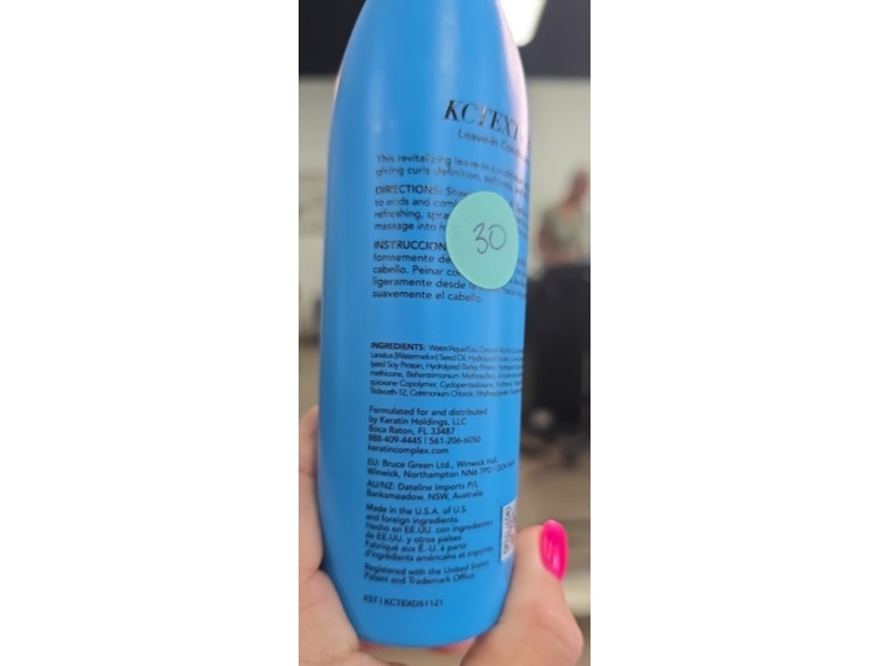 Keratin Complex Kctexture Leave-In Conditioner, 5 fl oz/148 mL