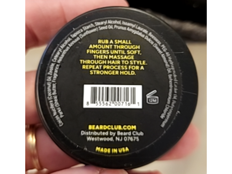 Beard Club Hair Pomade, Citrus, 1 oz/28 g