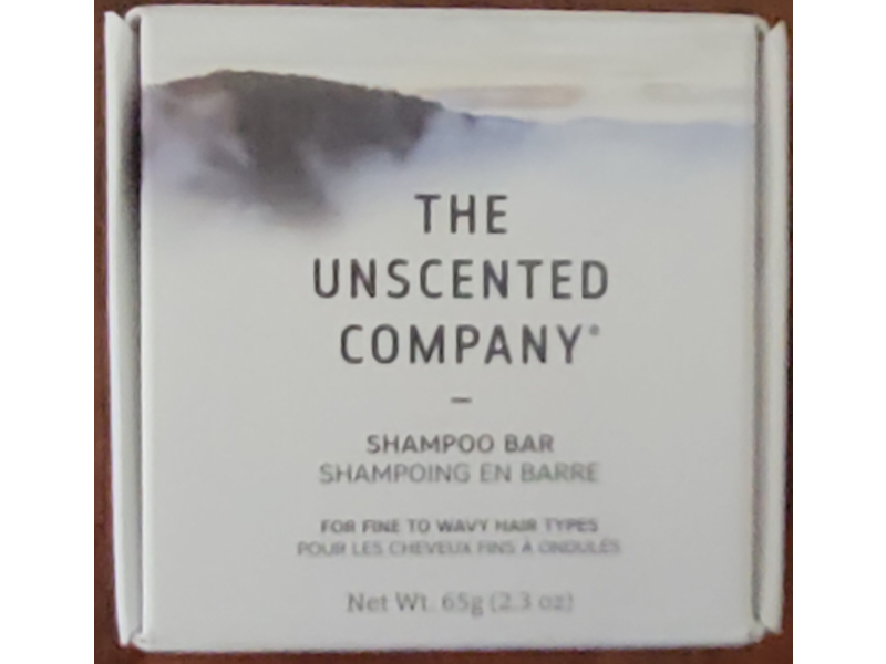 The Unscented Company Shampoo Bar, 2.3 oz/65 g