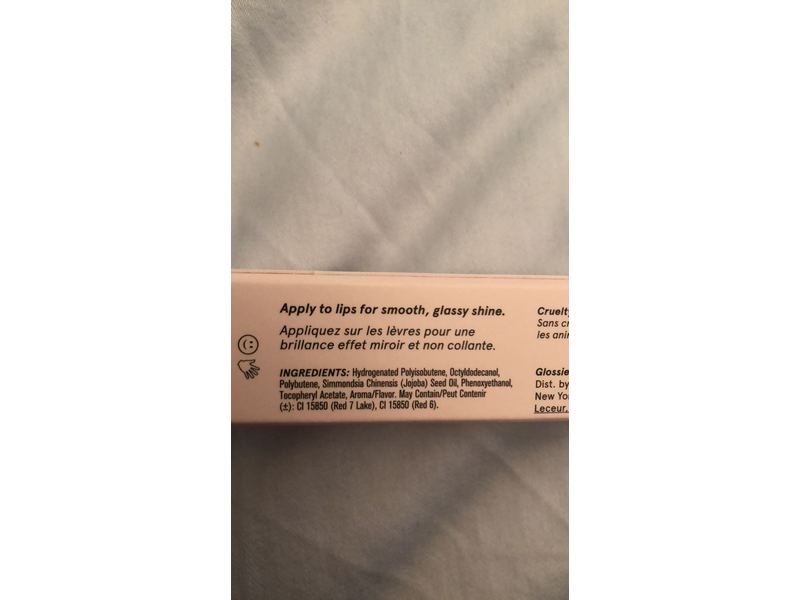 Glossier Lip Gloss, Crystal Clear, 0.14 fl oz