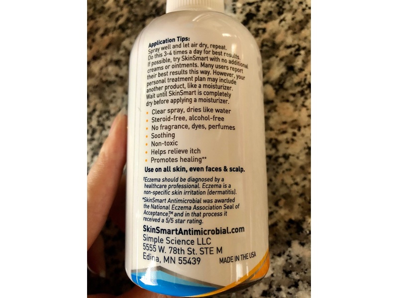 Skinsmart Antimicrobial Eczema Therapy, 8 fl oz/236 mL