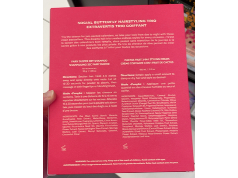 Dae Social Butterfly Hairstyling Trio Set, 1.06 oz/30 g & 5 fl oz/150 mL