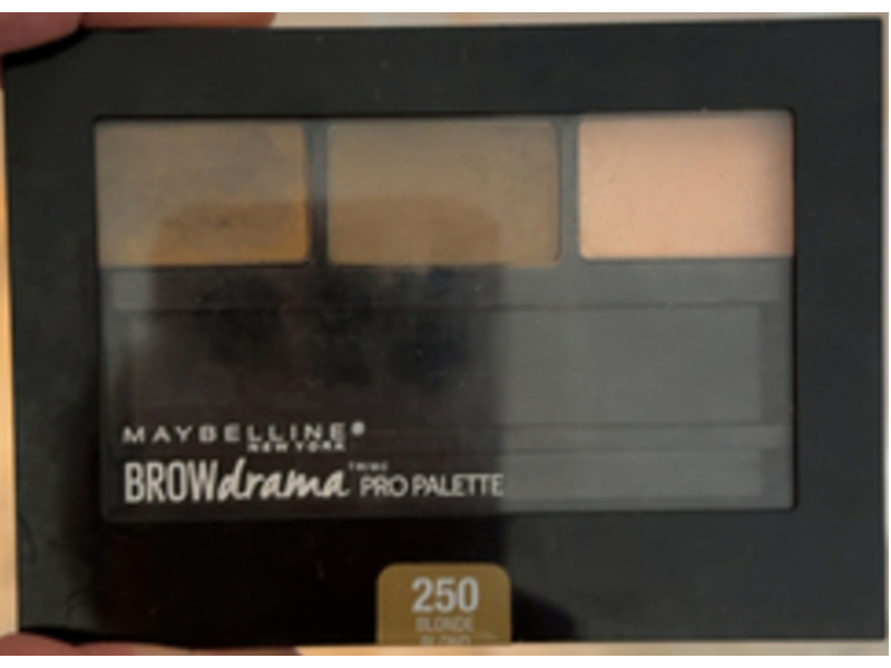Maybelline New York, Brow Drama Pro Palette, 250 Blonde, 0.1 oz/2.8 mL