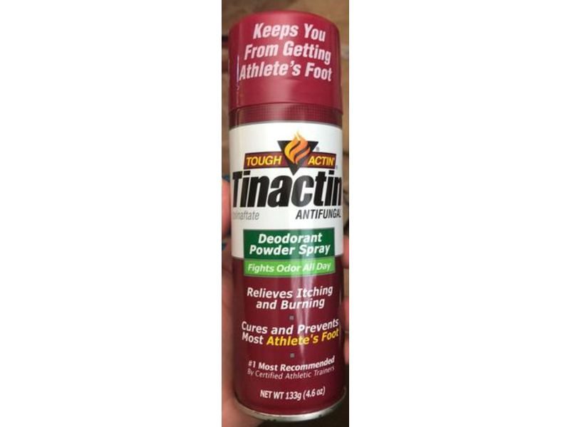 Tinactin Antifungal Deodorant Powder Spray, 4.6 oz/133 g