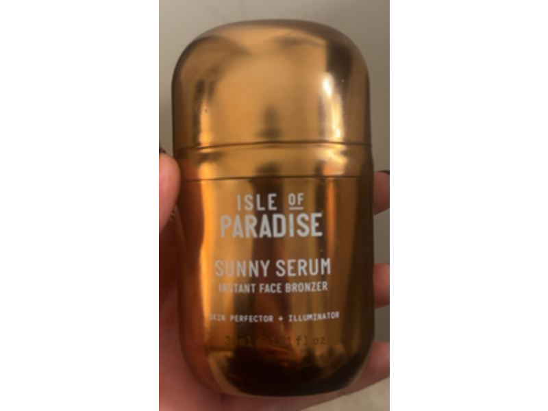 Isle Of Paradise Sunny Serum Instant Face Bronzer, 1.01 fl oz/30 mL