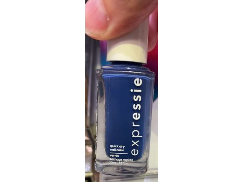 Essie Expressie Quick-Dry Nail Color, Blue, Left On Shred, 0.33 fl oz/10 mL