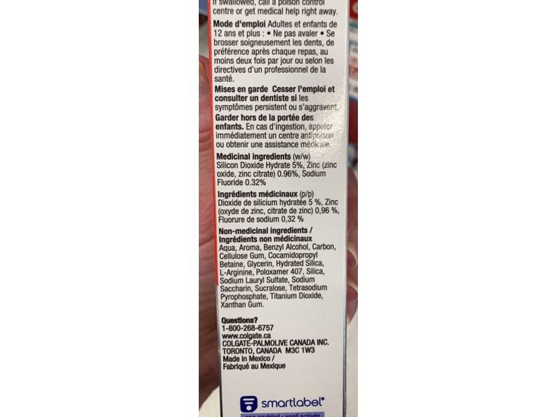 Colgate Total Advanced Charcoal Toothpaste, 70 mL