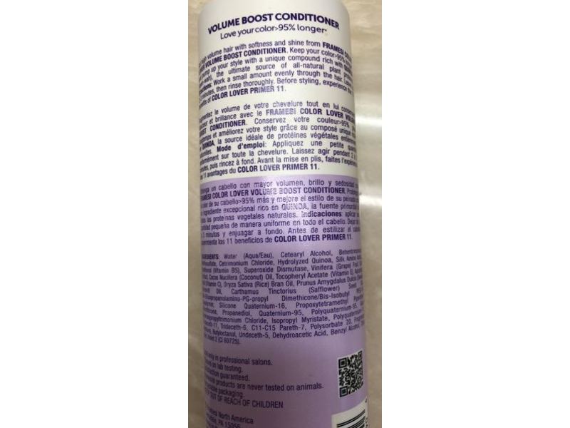 Framesi Color Lover Volume Boost Conditioner, 16.9 fl oz/500 mL