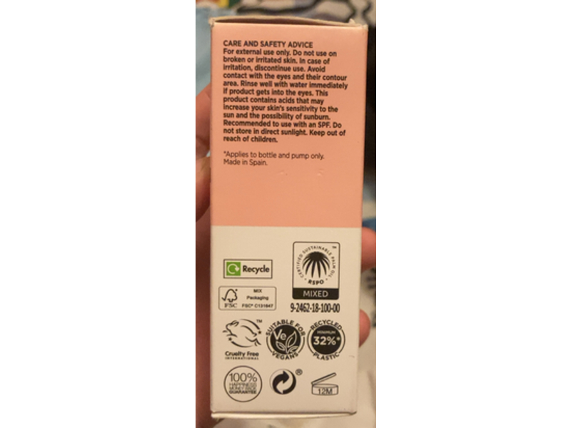 Superdrug B. Smoothing Glow Night Serum, 1 fl oz/30 mL